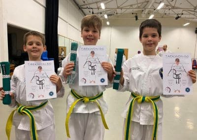 Taekwondo kids success Dorset