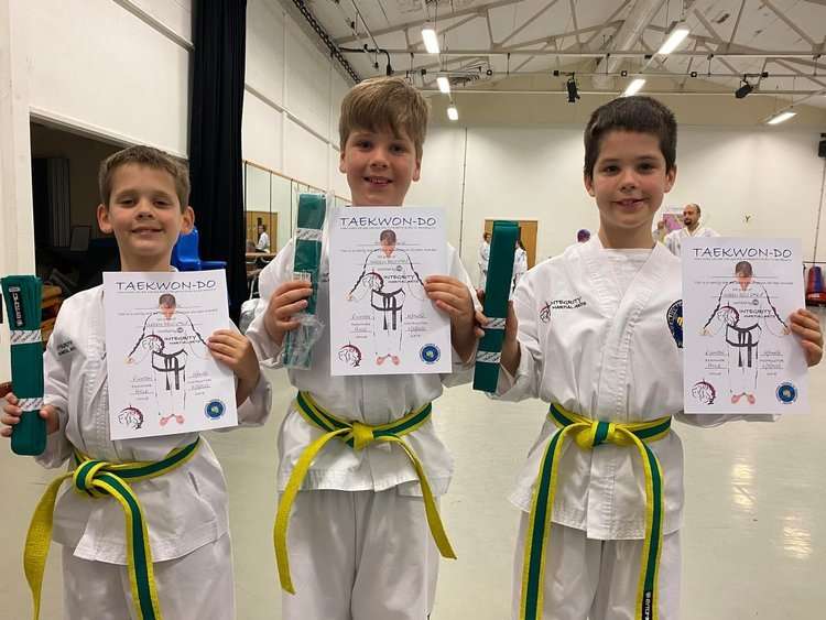 Taekwondo kids success Dorset