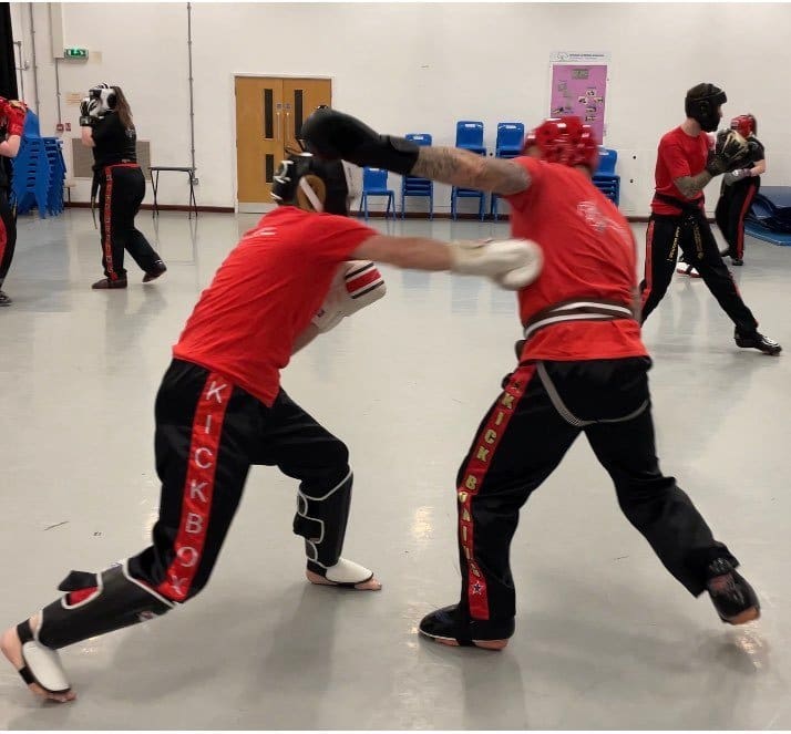 Ladies kickboxing