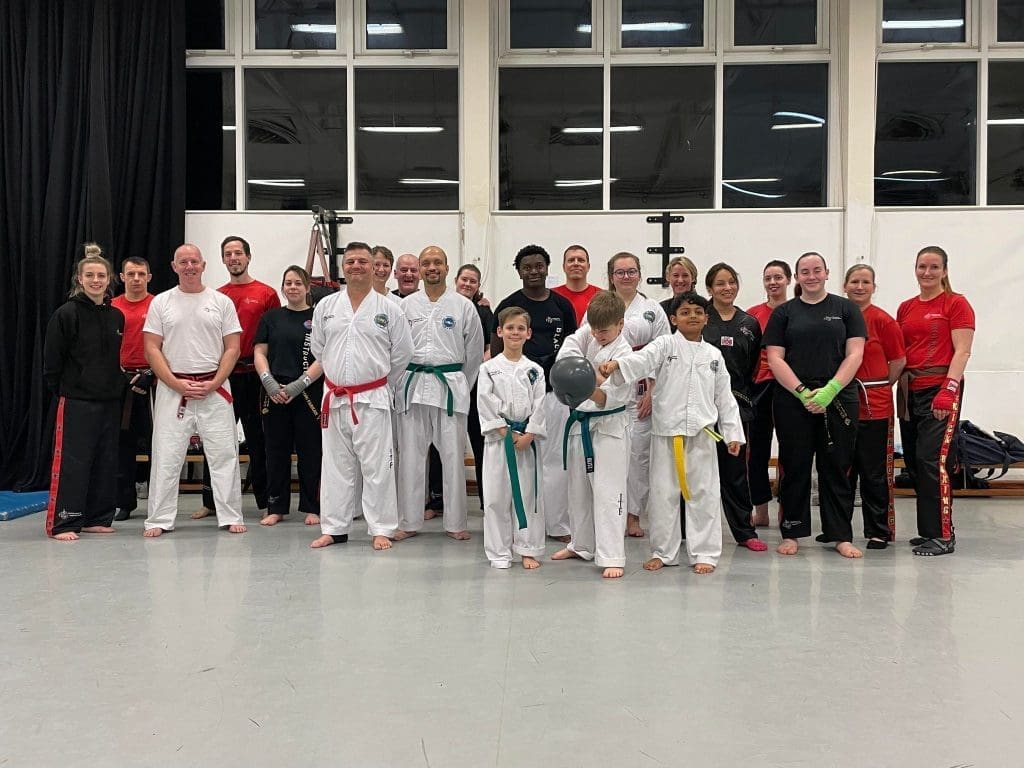 Taekwondo kickboxing training Dorset